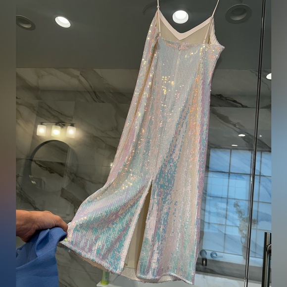 STAUD sheer belted midi dress - Picture 13 of 14